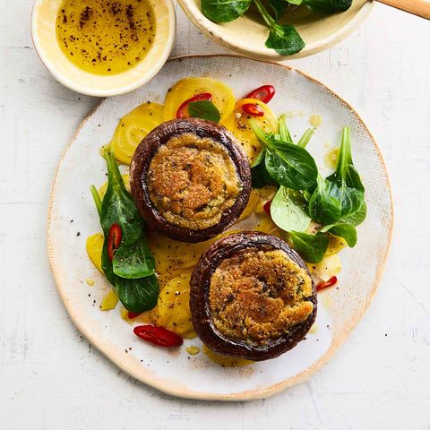 Portobello-Pilze mit Orangenbutter