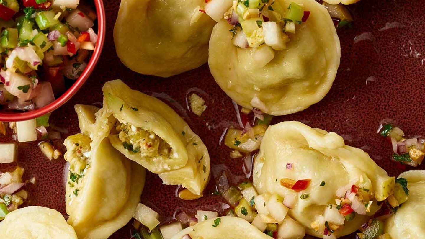 Pelmeni mit Kartoffel-Käse-Füllung Rezept