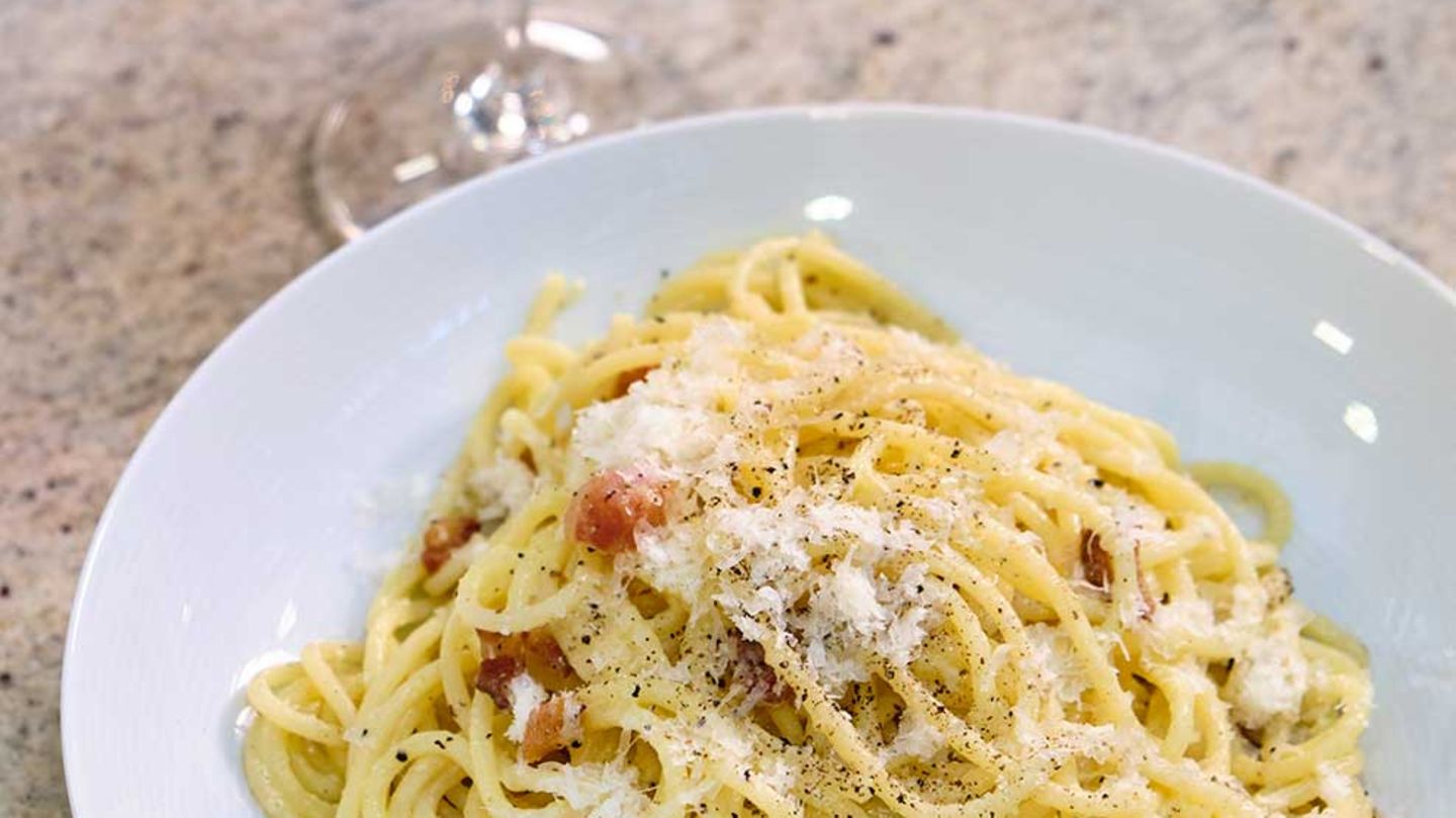 Podcast Rezept: Spaghetti alla carbonara von Achim Ellmer