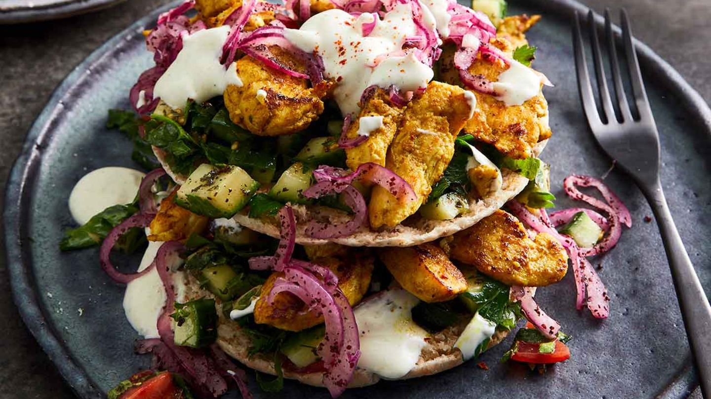 Shawarma-Tacos Rezept