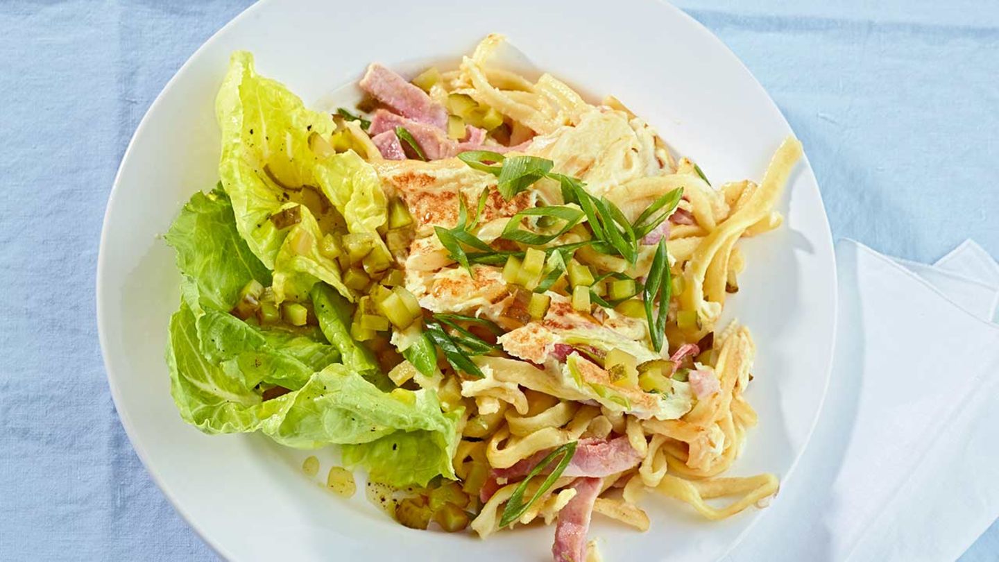 Spätzle-Bauernfrühstück Rezept