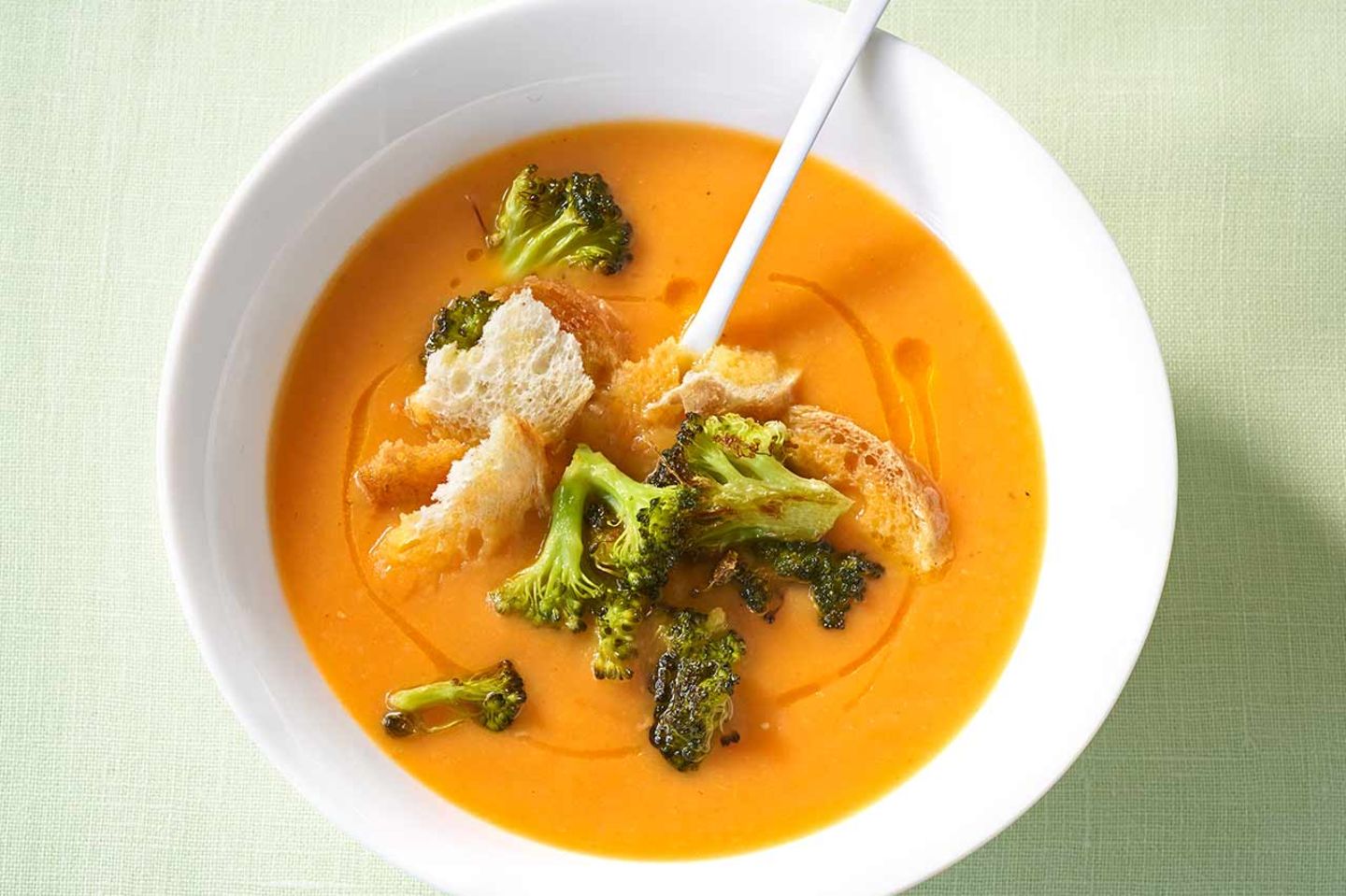 Mohrencremesuppe Mit Broccoli Rezept Essen Und Trinken