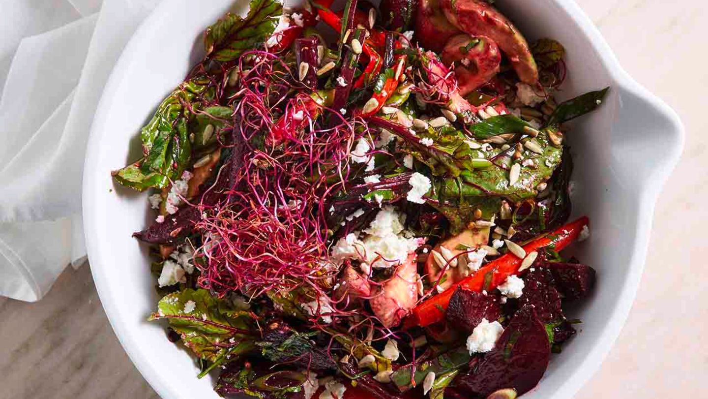 Rote-Bete-Salat mit Avocado Rezept