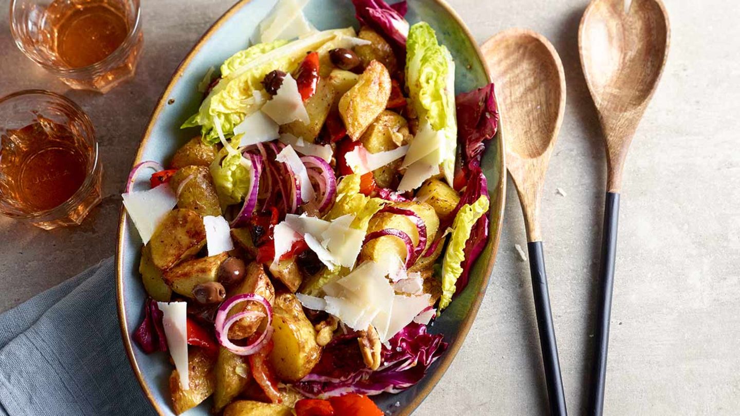 Warmer Ofenkartoffelsalat Rezept