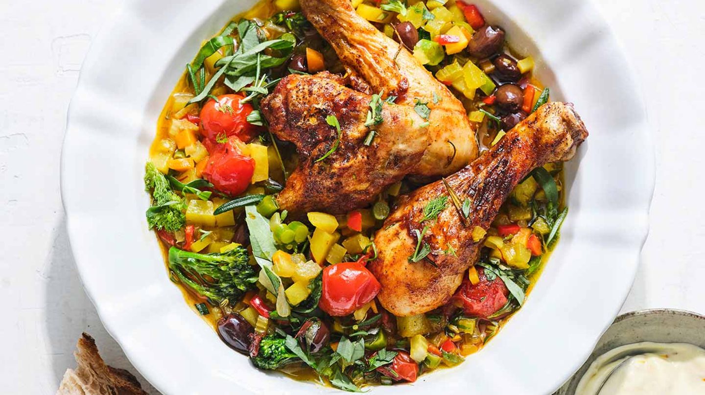 Geschmorte Drumsticks und Chicken Wings Rezept