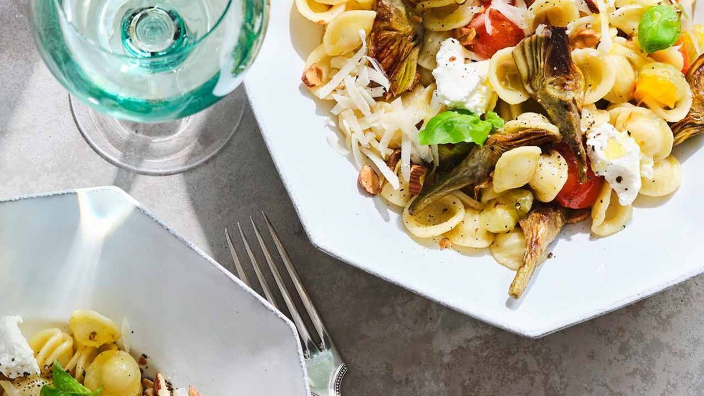 Orecchiette mit gebratenen Artischocken Rezept