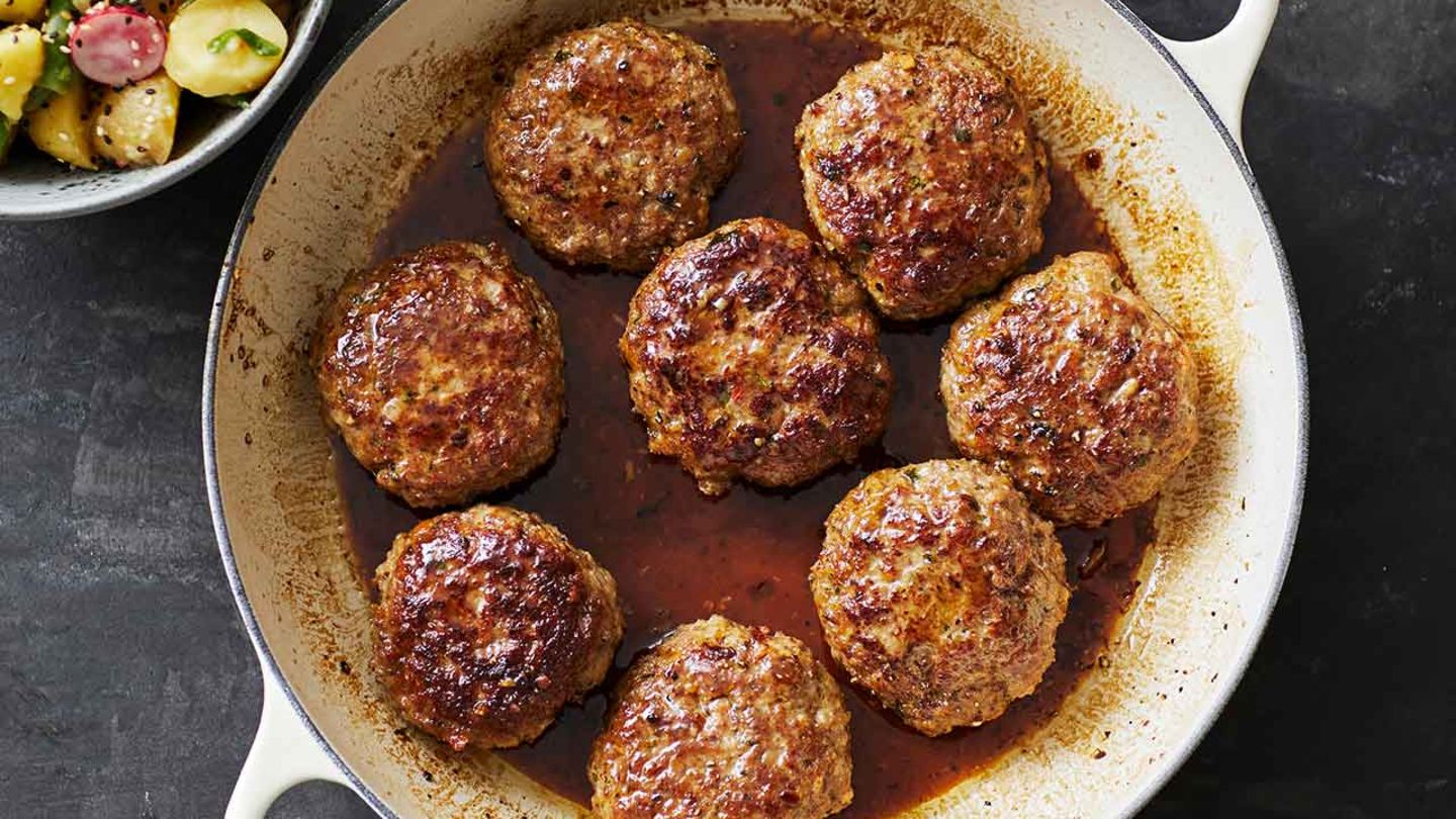 Asia-Buletten mit Hoisinsauce Rezept