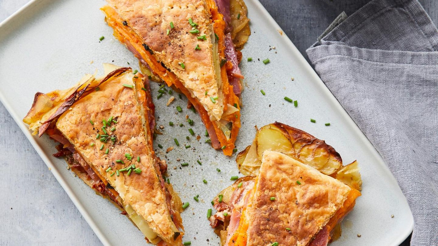 Kartoffel-Süßkartoffel-Auflauf Rezept