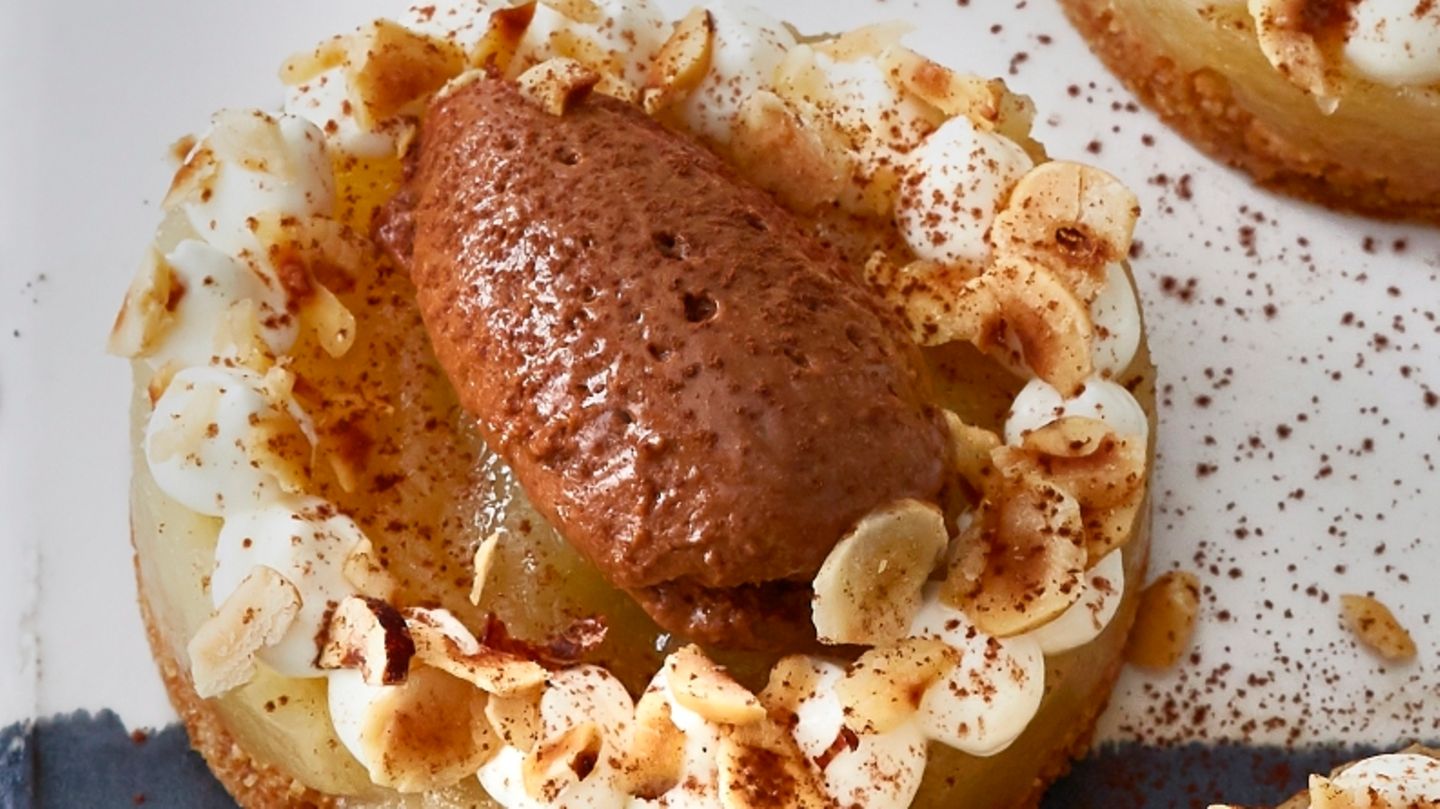Apfeltörtchen mit Nougat Rezept