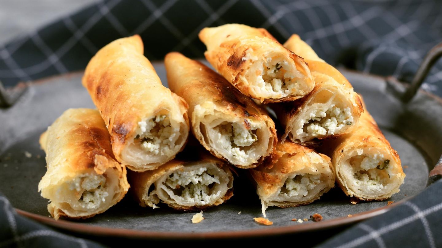 Original Börek mit Spiant & Safskäse