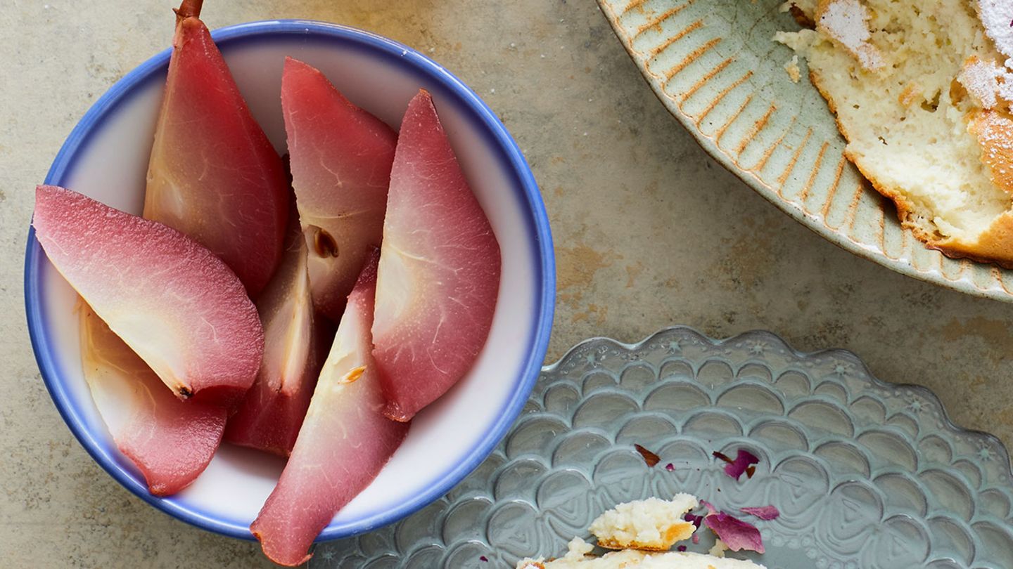 Hibiskusbirnen Rezept