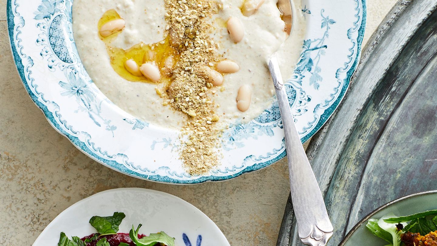 Weiße-Bohnen-Hummus Rezept