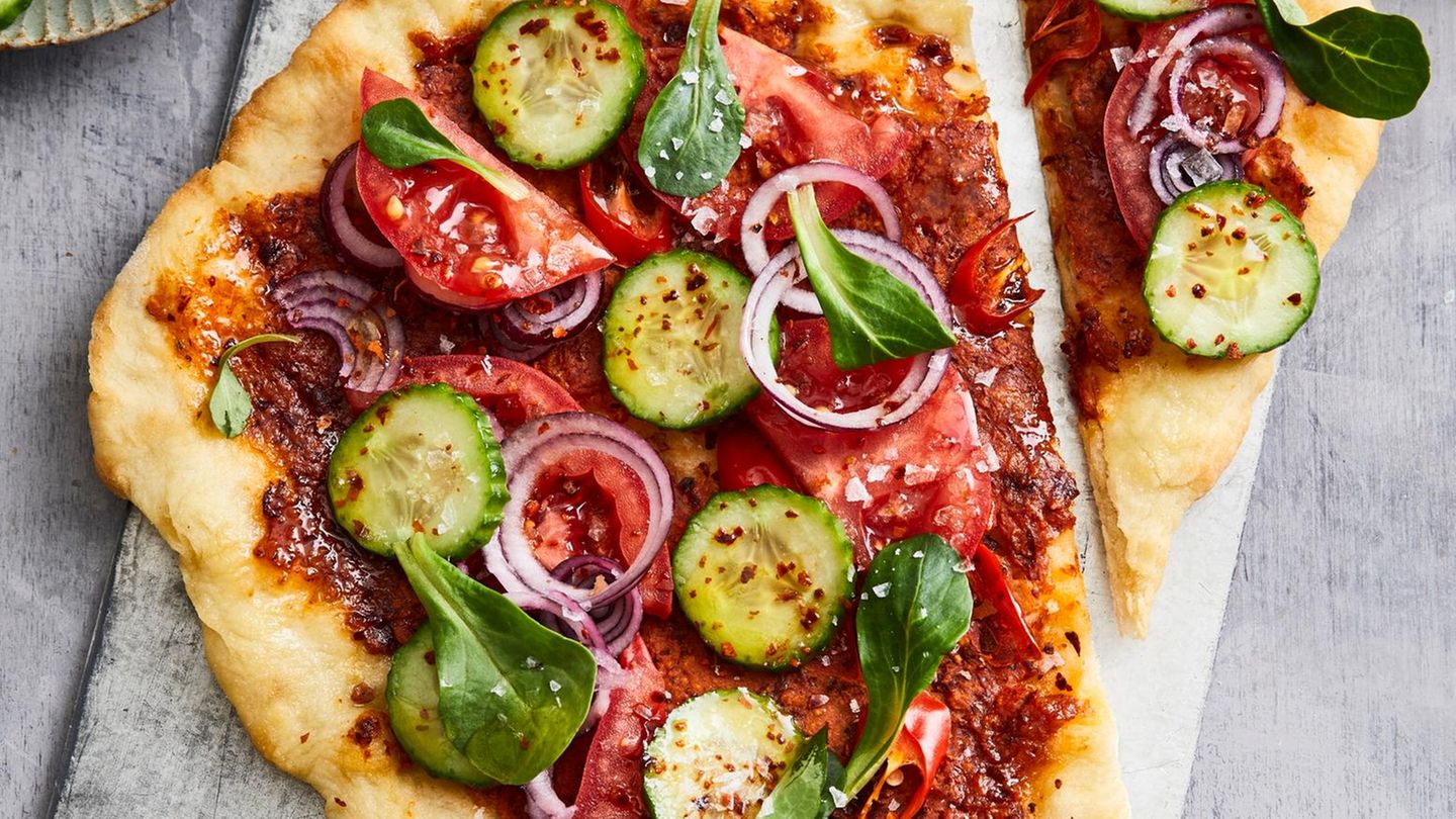 Vegetarisches Lahmacun Rezept