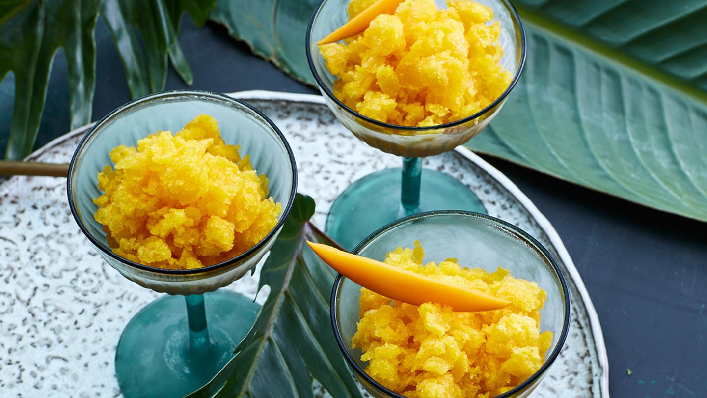 Yuzu-Mango-Granita Rezept