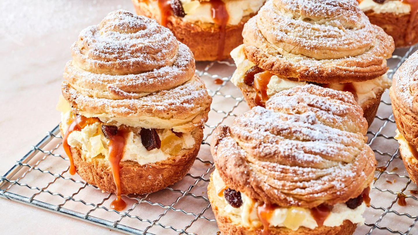 Gefüllte Cruffins Rezept