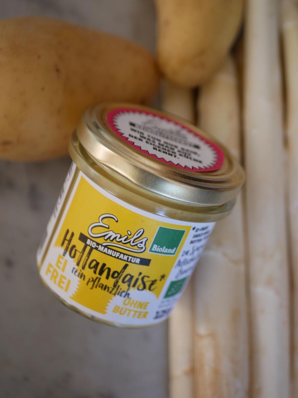 Vegane Sauce Hollandaise von Emils Bio-Manufaktur Vegane Sauce Hollandaise von Emils Bio-Manufaktur