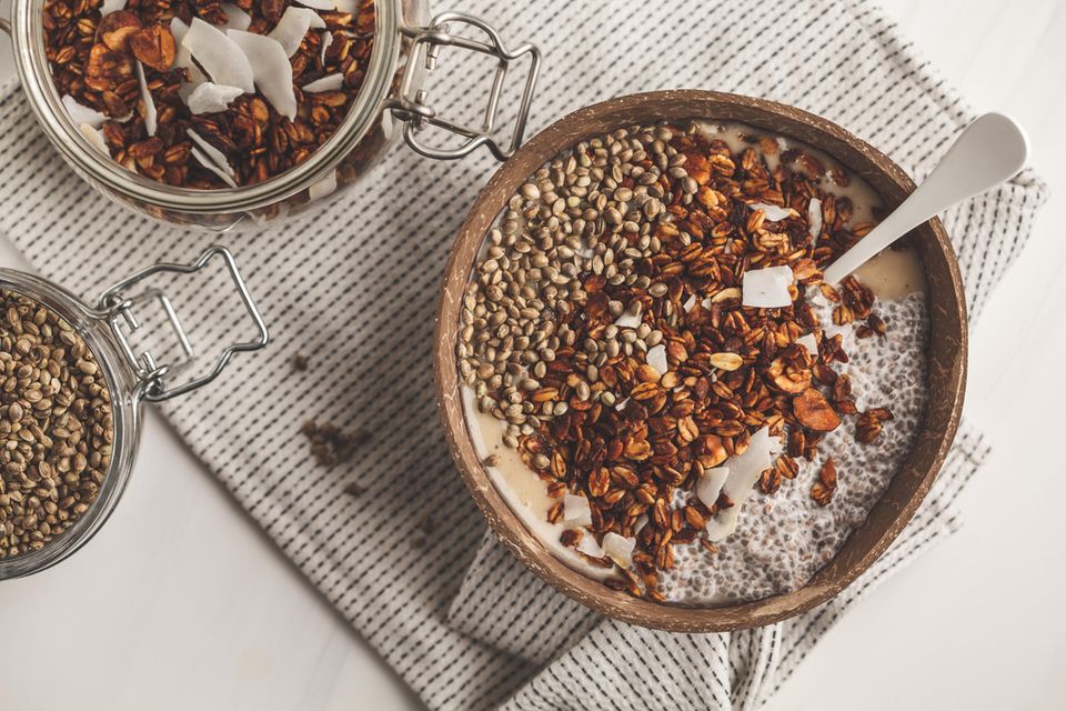 Gesunde Ernährung: Superfood Hanf im Müsli Gesunde Ernährung: Superfood Hanf im Müsli