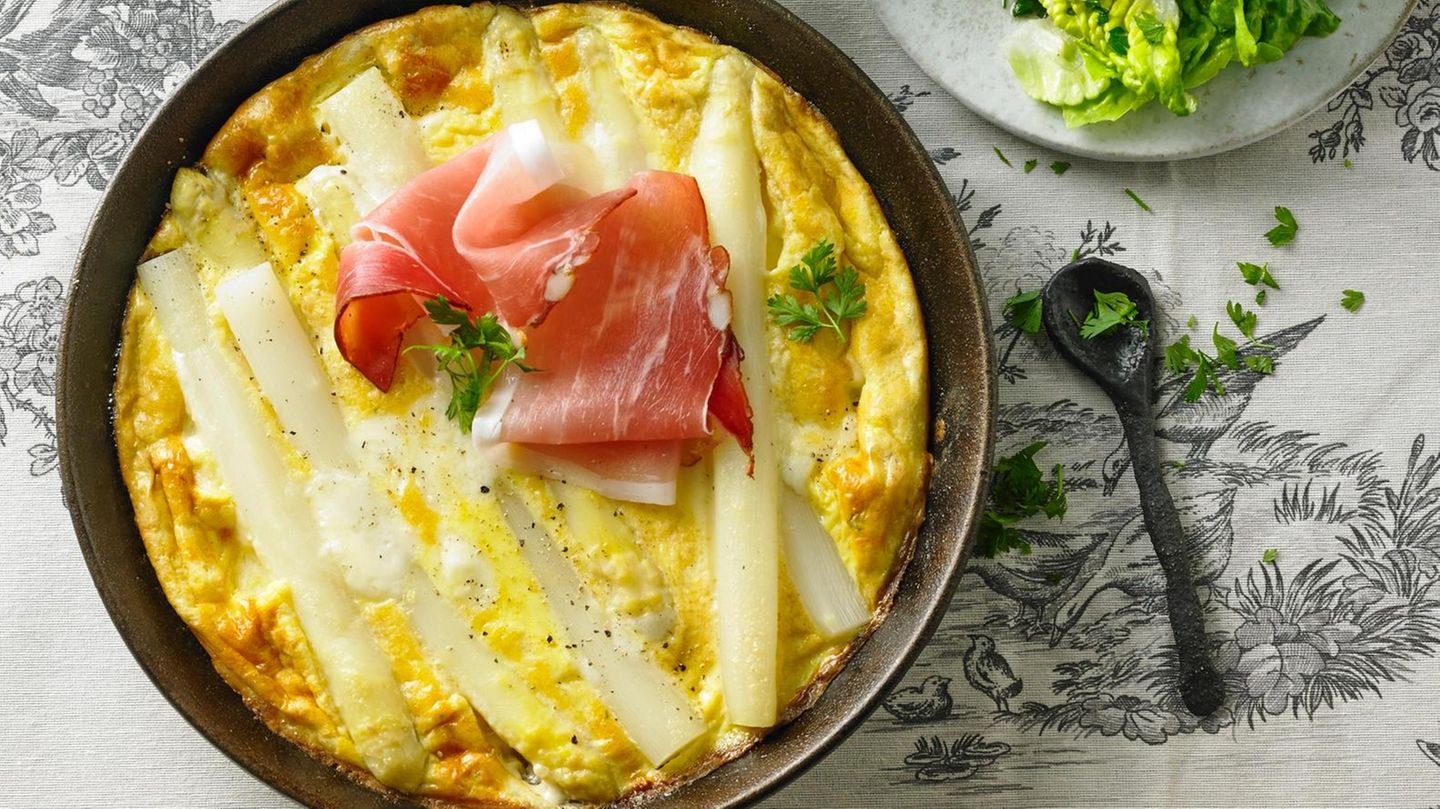 Spargel-Frittata Rezept