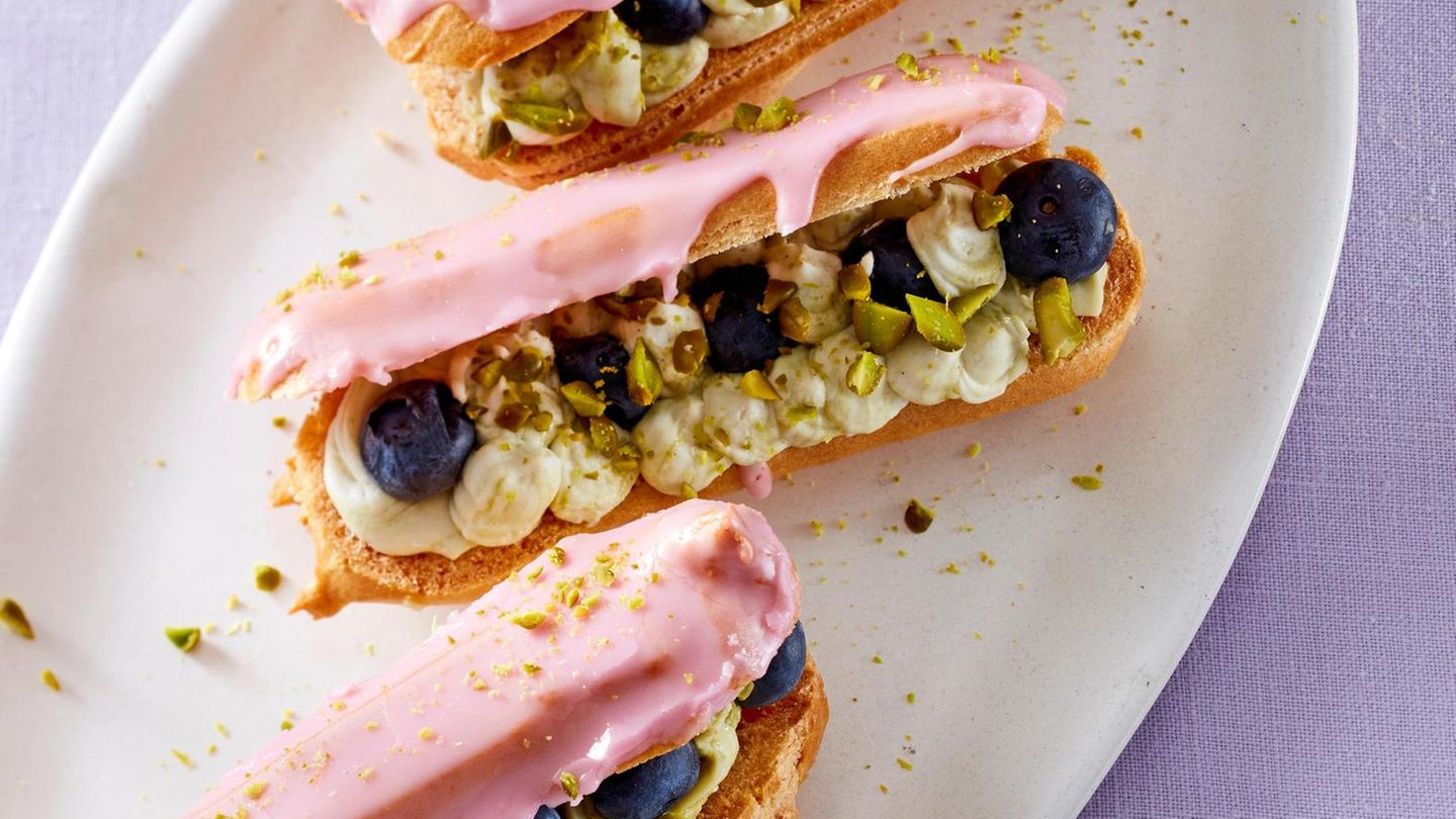 Blaubeer-Eclairs Rezept