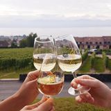 Weinprobe in Mont-sur-Rolle