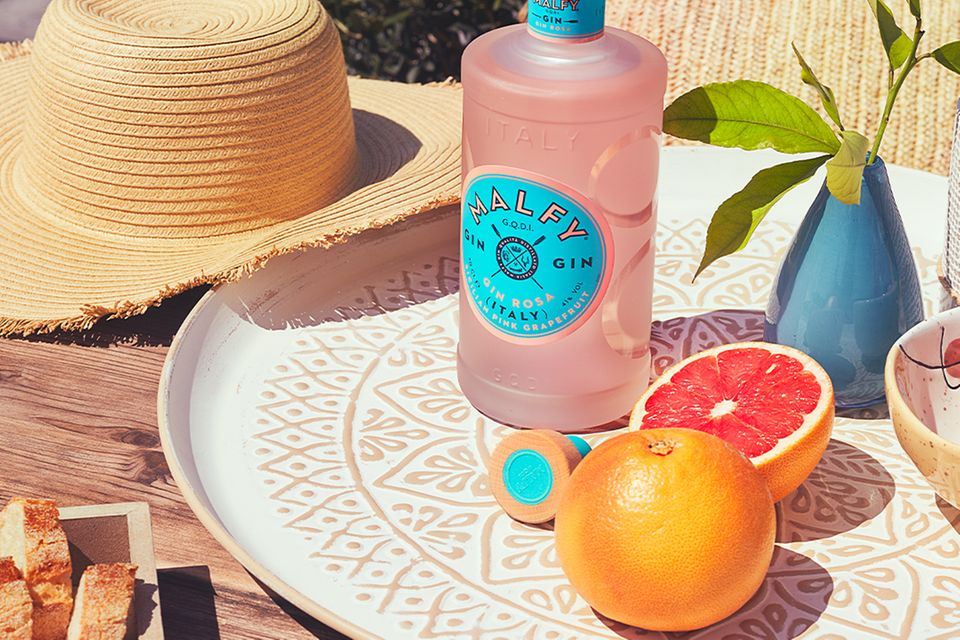 Malfy Gin Rosa mit Grapefruit Malfy Gin Rosa mit Grapefruit