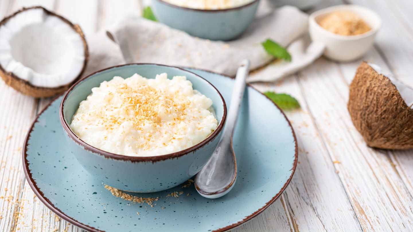Kokosmilchreis: einfaches & veganes Rezept