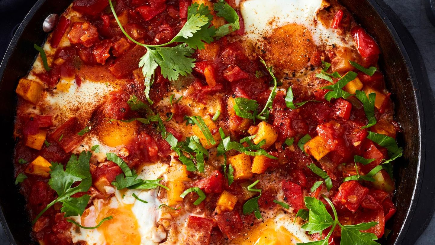 Steckrüben-Shakshuka Rezept