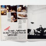 Karl Lagerfeld backt Apfelstrudel