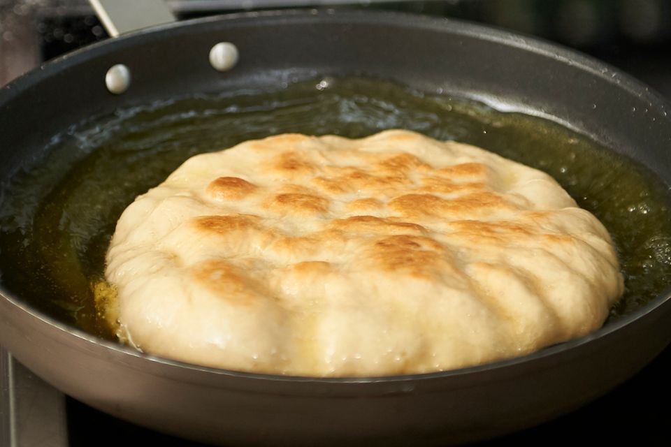 Bake the flatbread on both sides