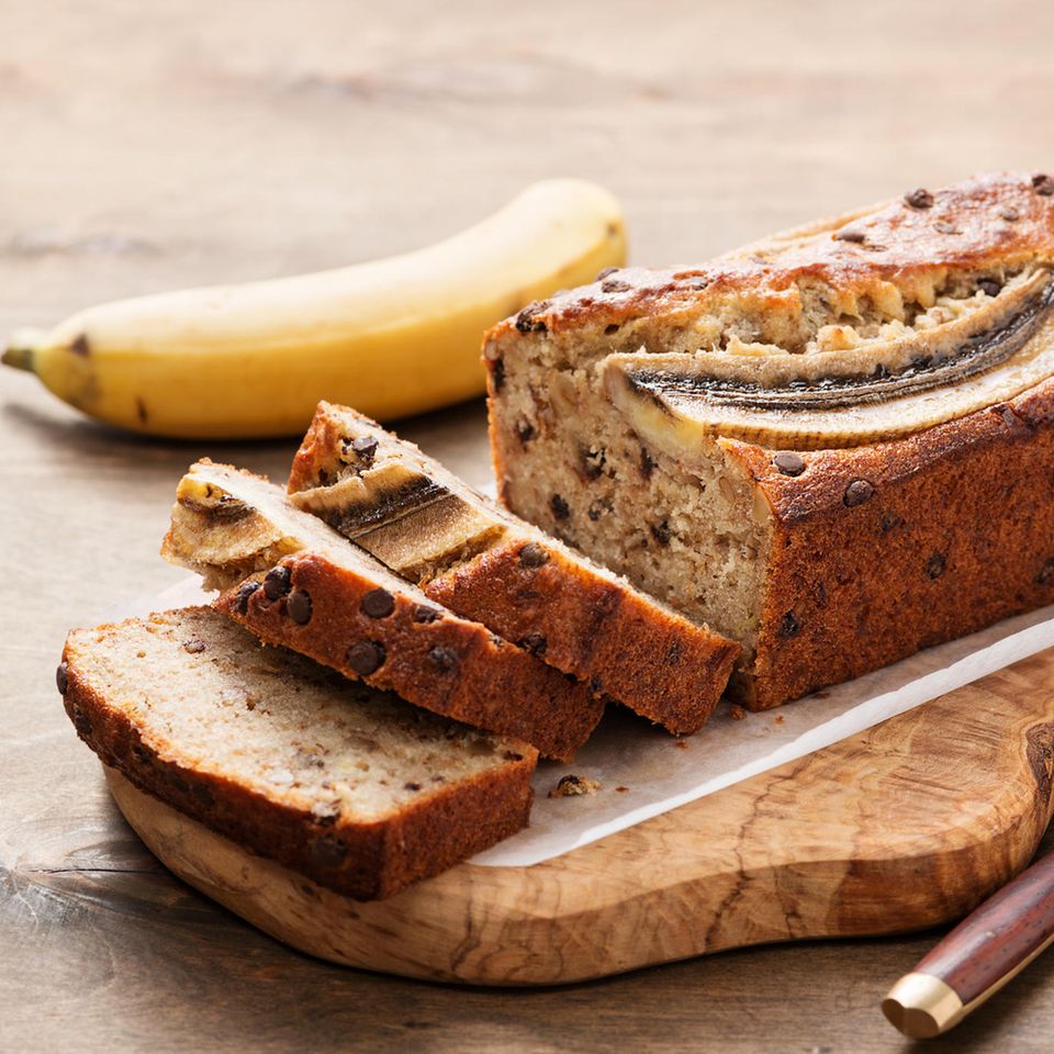 Banana bread without eggs