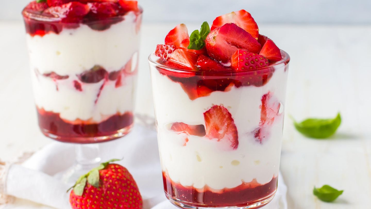 Die schnellste Erdbeer-Mascarpone-Creme