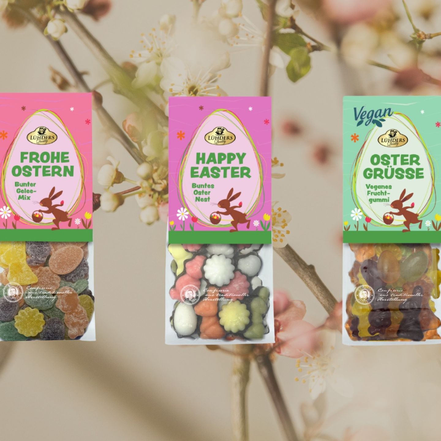 Osterkreationen von Confiserie Johannes Lüders