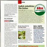 Öko Prüfzeiten im Magazin März 2000