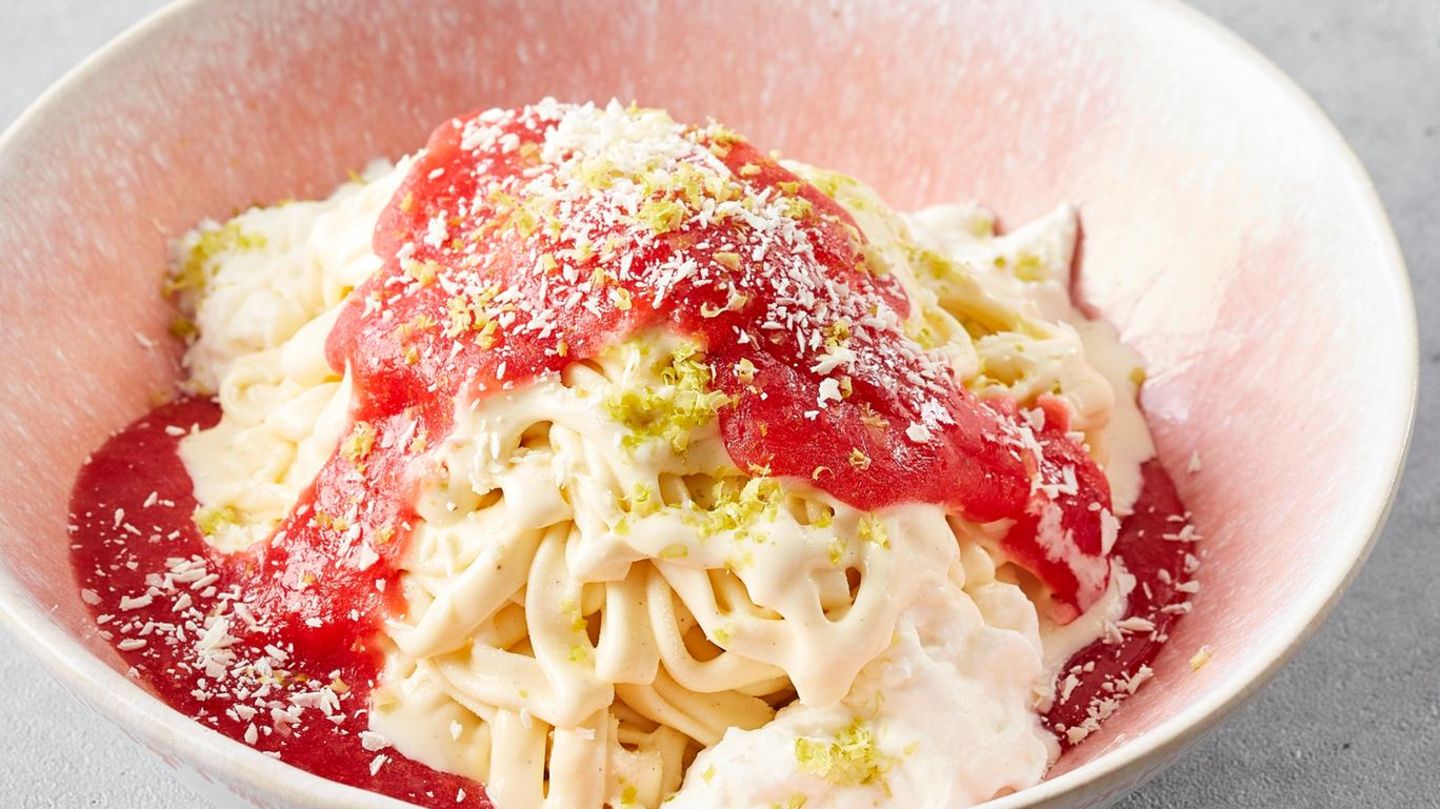 Spaghetti-Eis Rezept