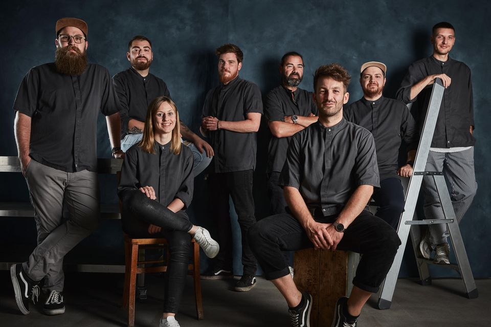 Gruppenbild der e&t-Köche Gruppenbild der e&t-Köche
