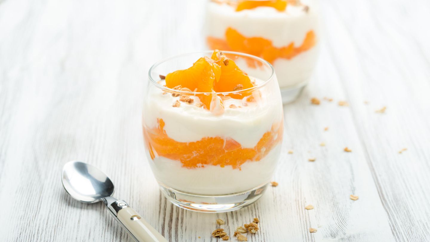 Mandarinen-Dessert: Rezept im Glas - [ESSEN UND TRINKEN]