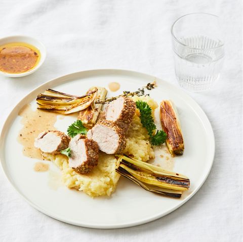 Schweinefilet mit Selleriepüree