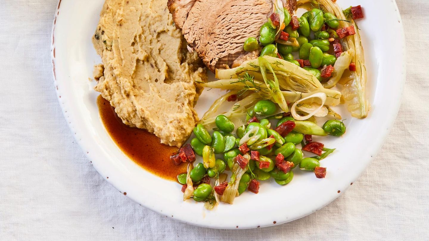 Fenchel-Dicke-Bohnen-Gemüse mit Chorizo Rezept - [ESSEN UND TRINKEN]
