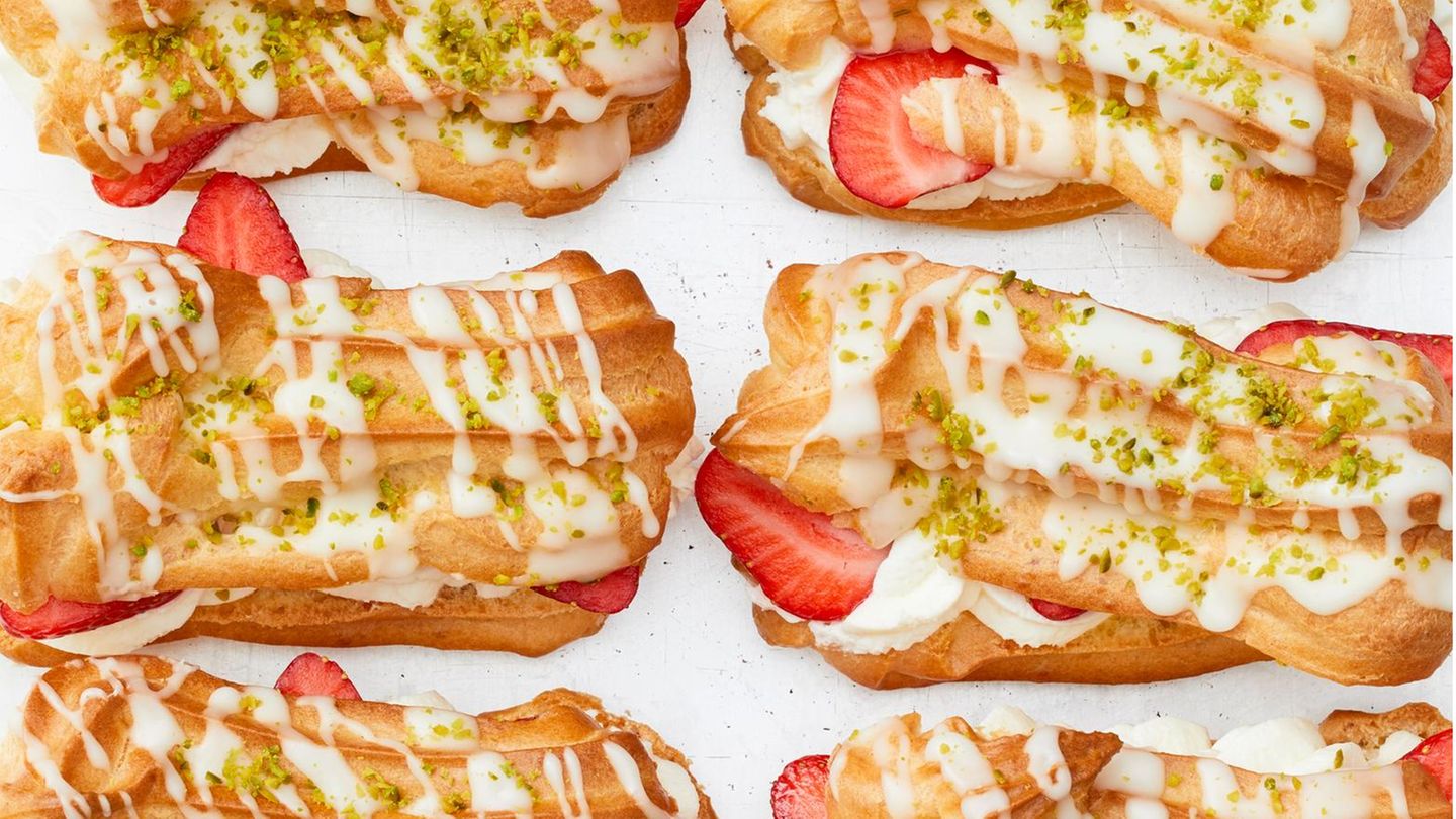 Yuzu-Eclairs Rezept