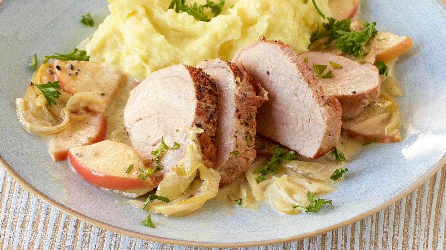 Schweinefilet mit Meerrettichsauce Rezept