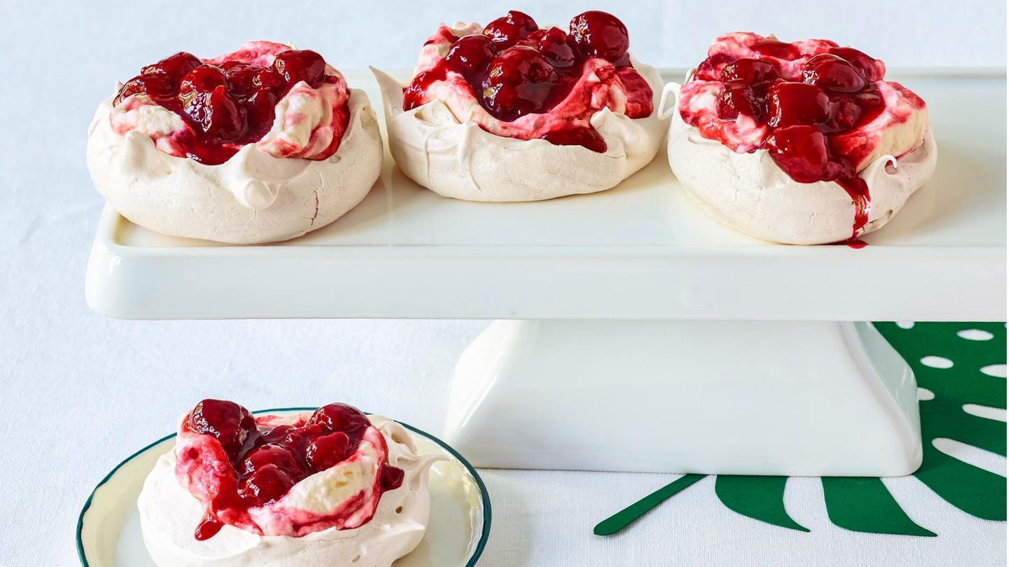 Himbeer-Maracuja-Pavlovas Rezept