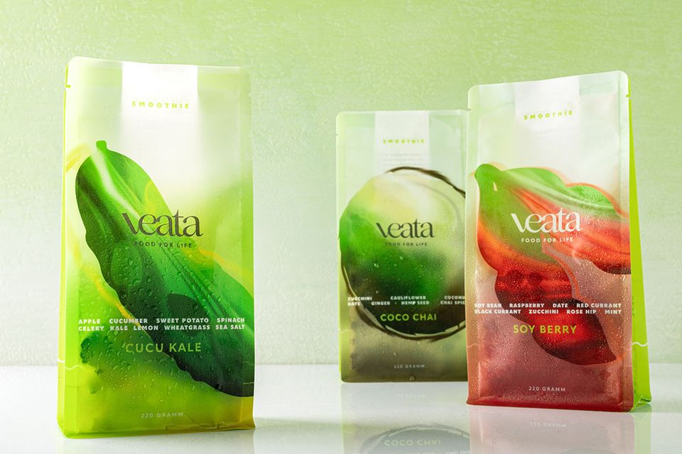 Sagenhaft praktisch & lecker: Die tiefgekühlten Smoothie-Mischungen von Veata gibt es in zehn verschiedenen Sorten.