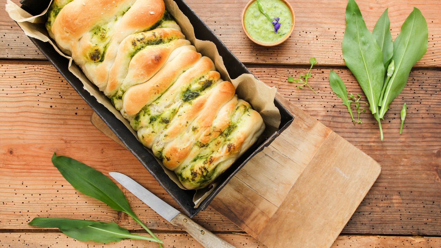 Bärlauch-Zupfbrot Rezept