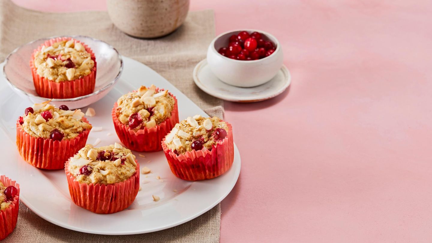 Cranberry-Muffins Rezept - [ESSEN UND TRINKEN]