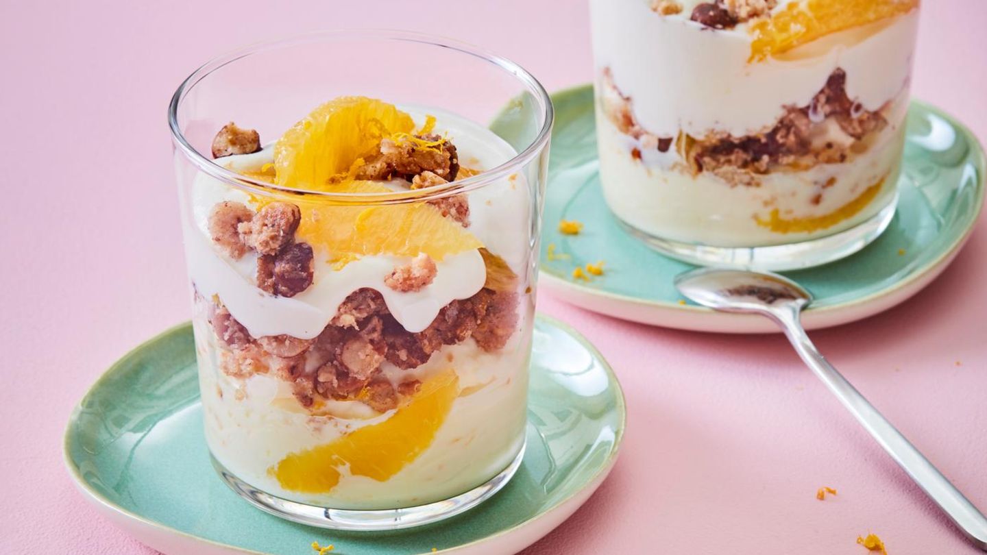 Orangen-Haselnuss-Trifle Rezept - [ESSEN UND TRINKEN]