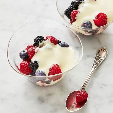 Sabayon mit Beeren