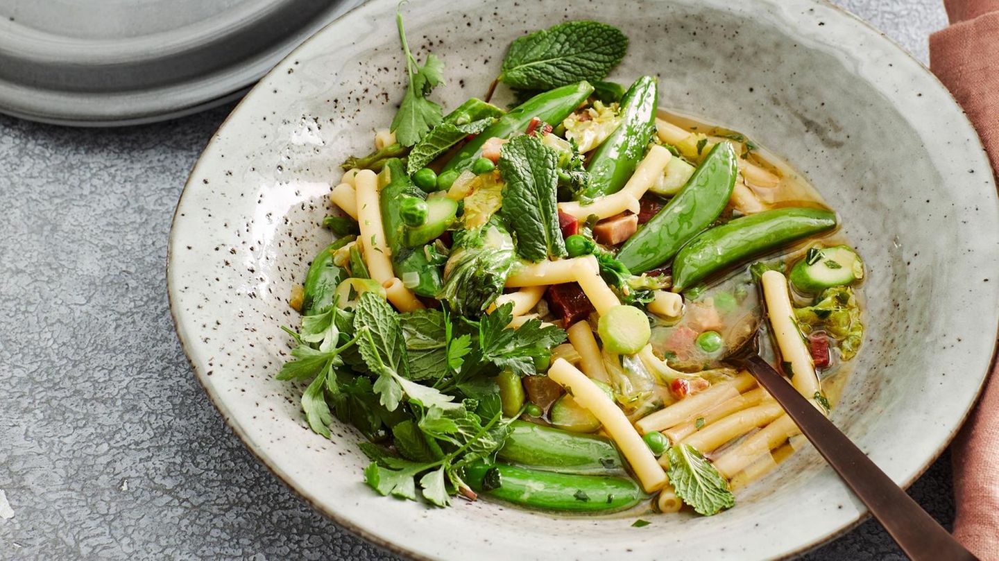 Grüner Nudeleintopf Rezept - [ESSEN UND TRINKEN]