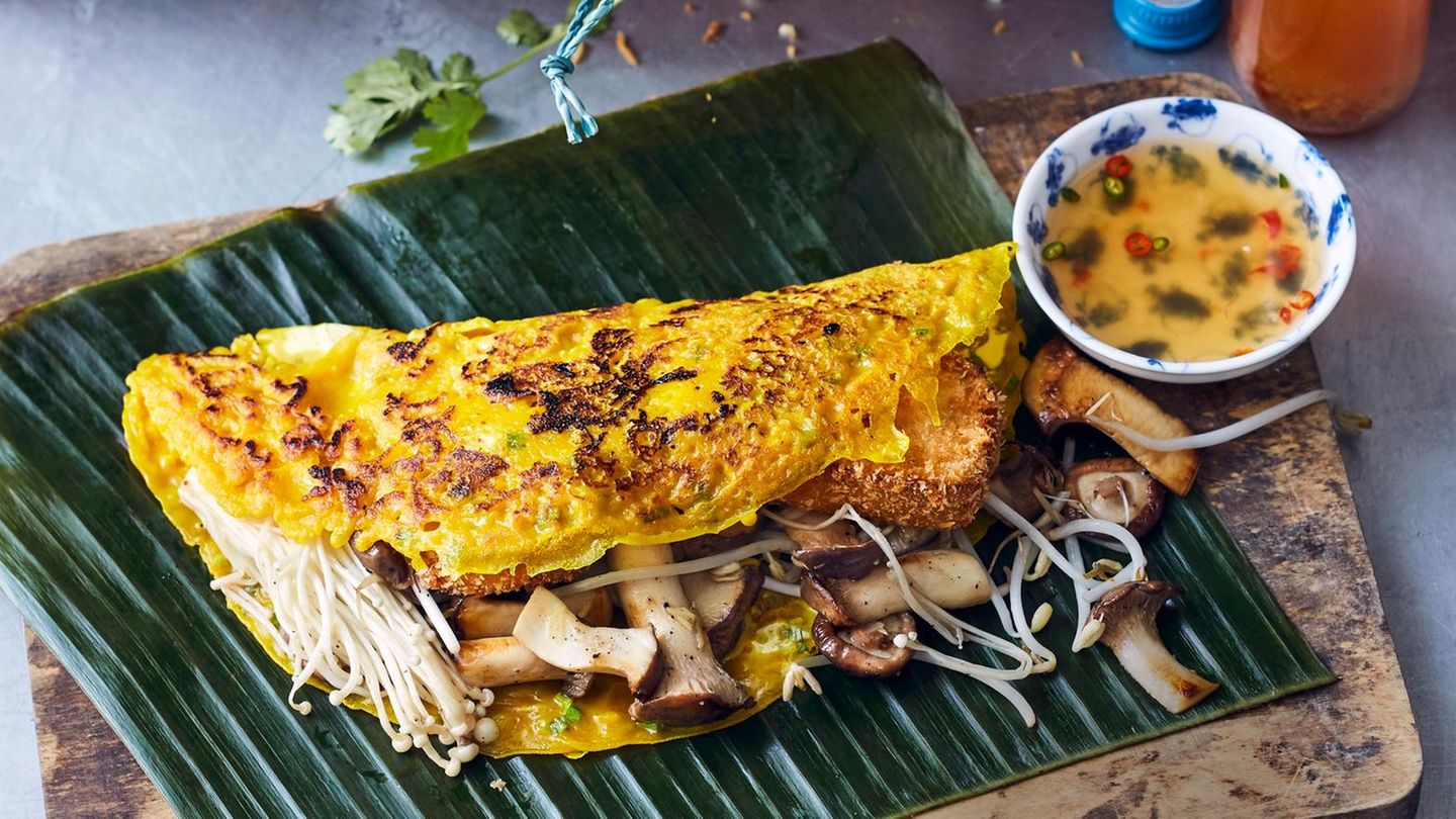 Vietnamesischer Crêpe mit Tofu Rezept - [ESSEN UND TRINKEN]
