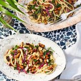 Linguine mit Pfifferlingen und Radicchio