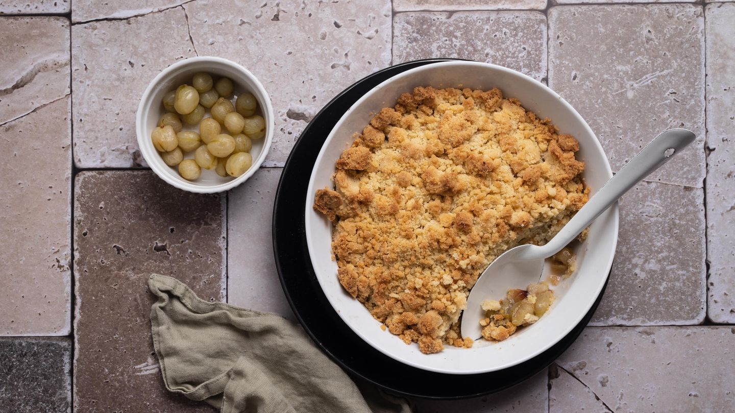 Stachelbeer-Crumble Rezept - [ESSEN UND TRINKEN]